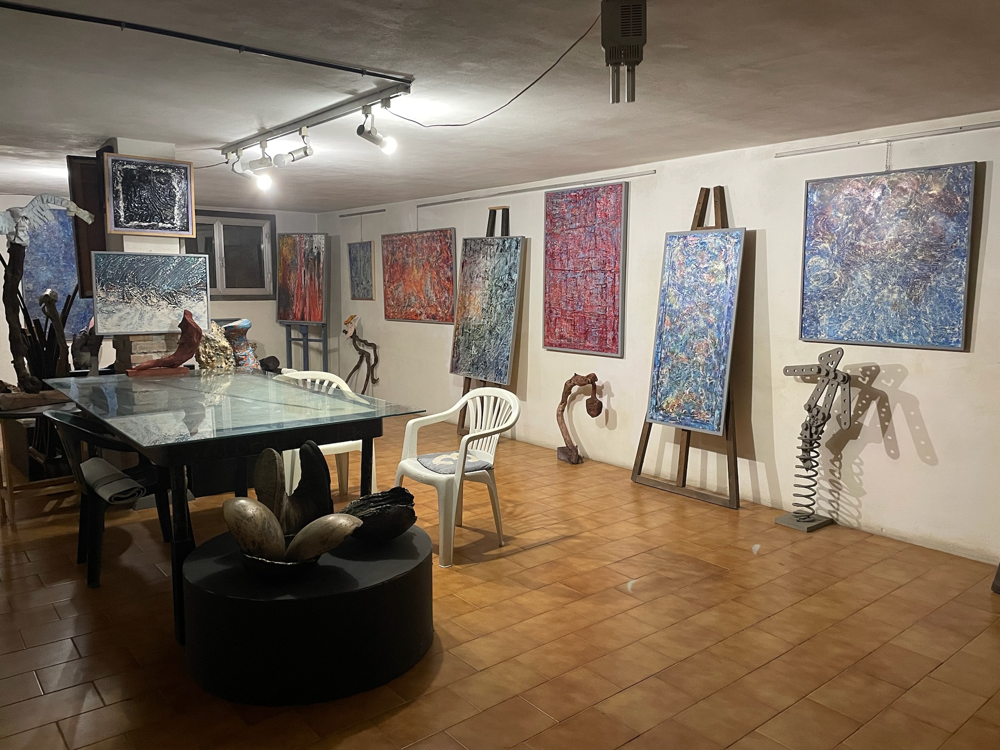Casa Montico 30 - Panoramica atelier - spazio di ricerca completo