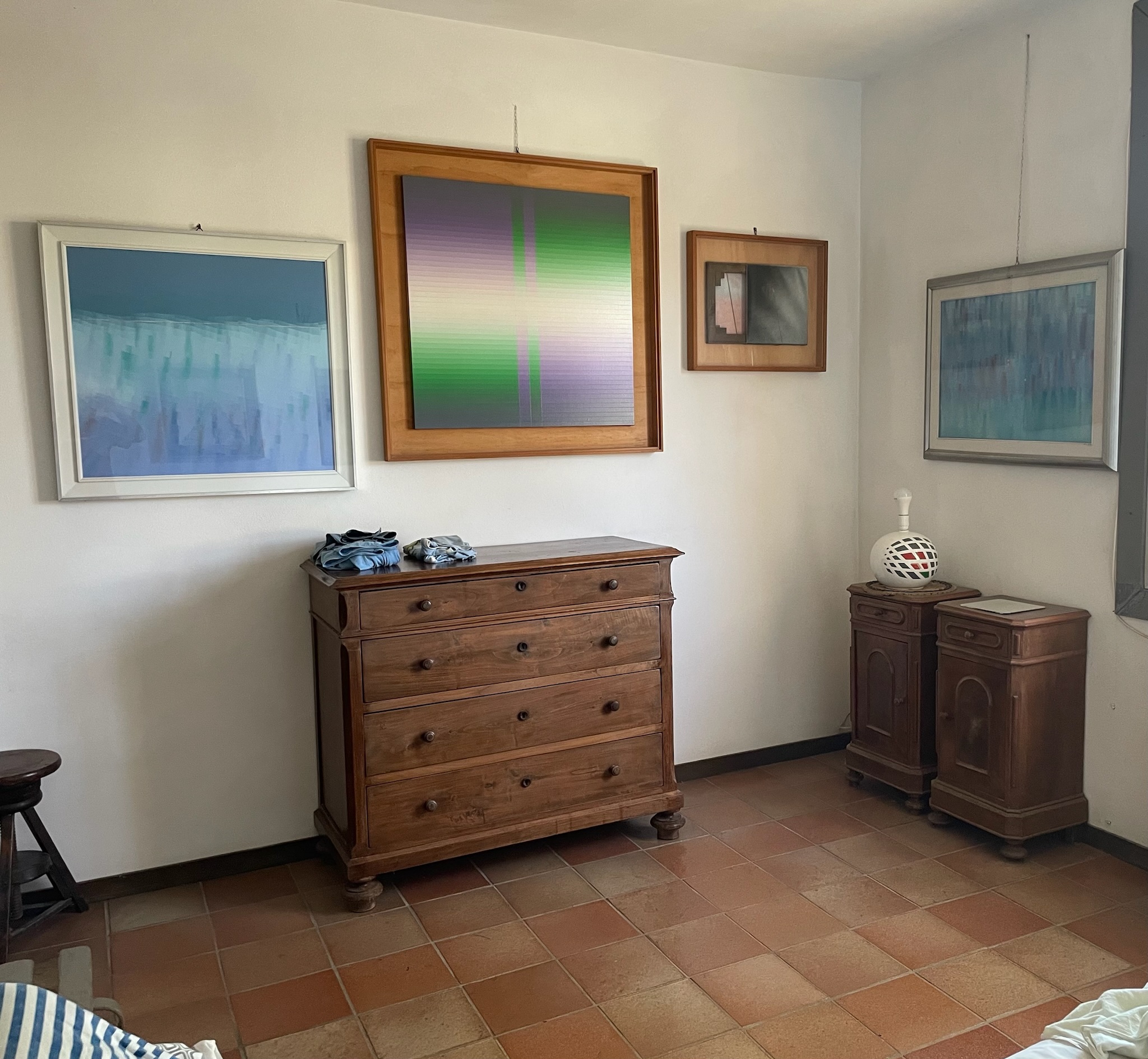 Casa Montico 36 - Camera azzurra - paesaggi in tonalità fredde