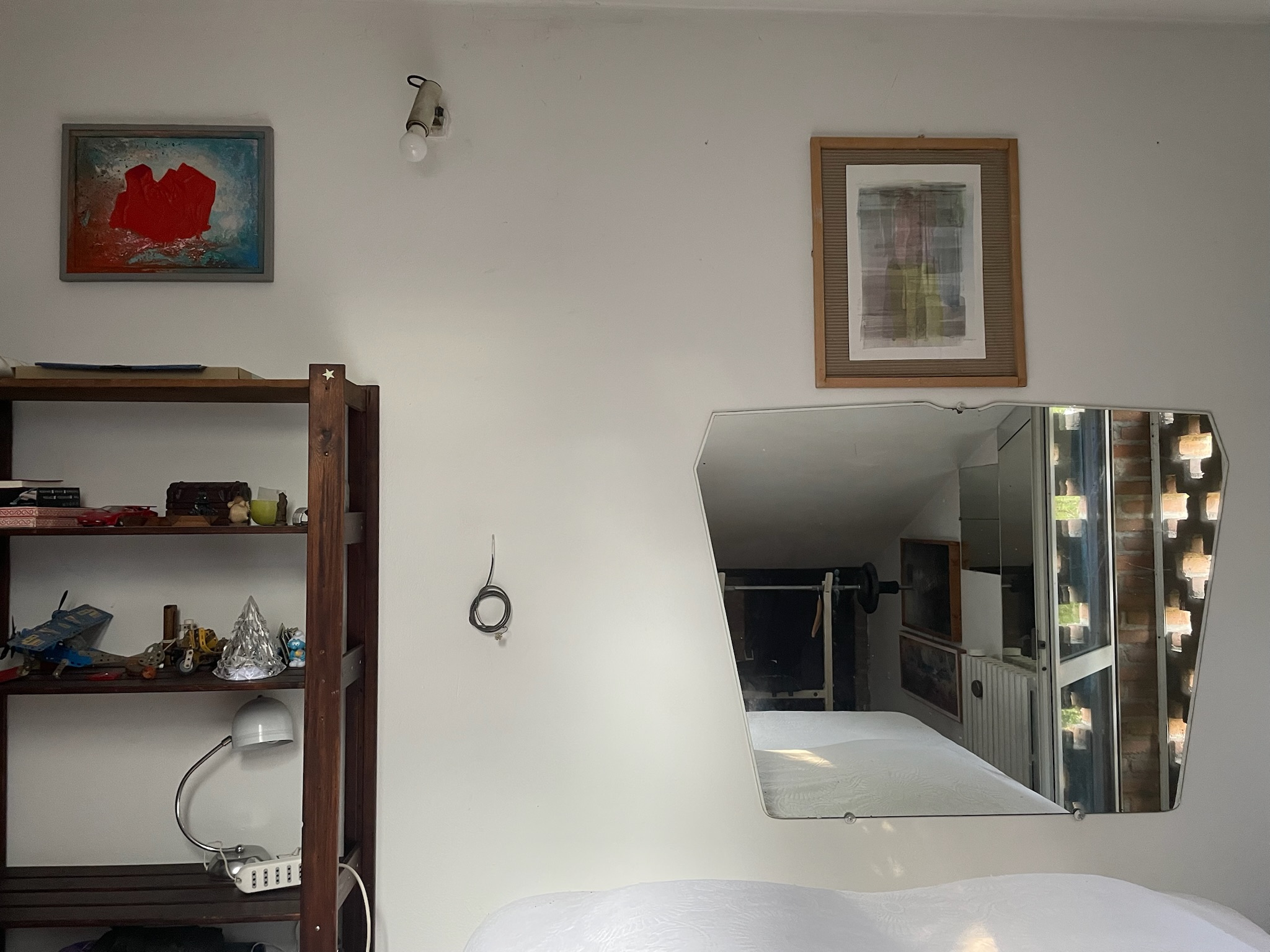 Casa Montico 41 - Camera con specchio - opere intime