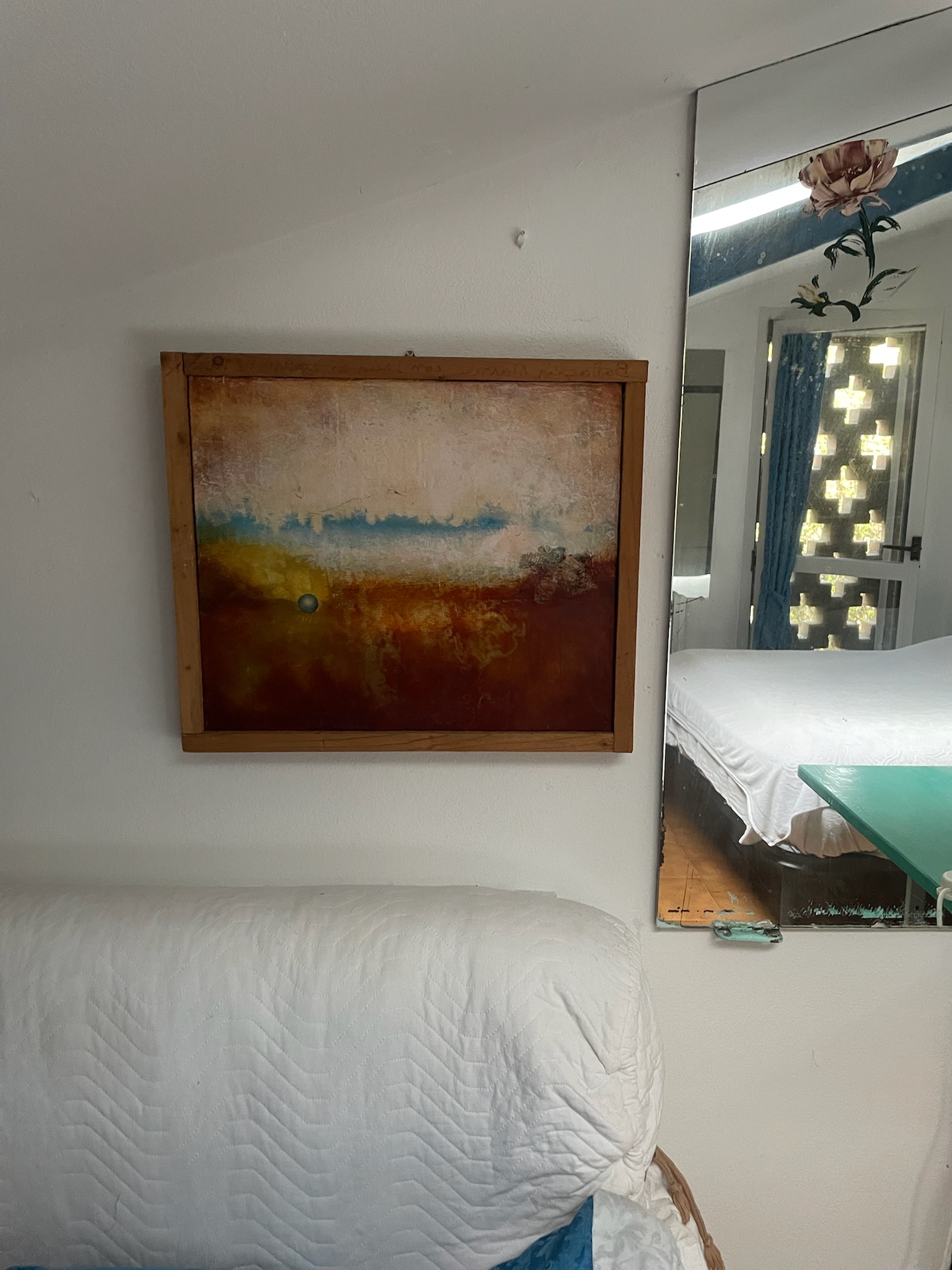 Casa Montico 55 - Paesaggio caldo - quadro in cornice lignea